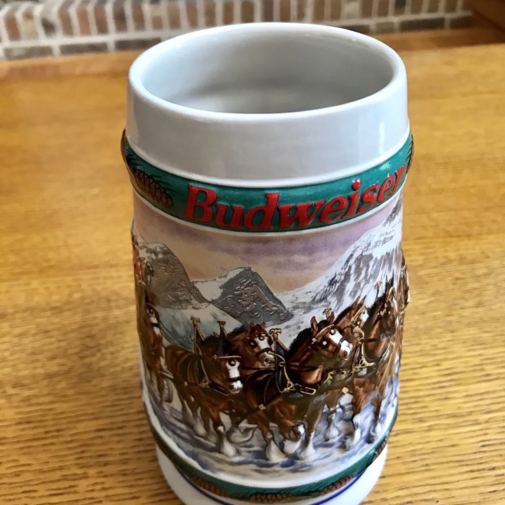 1993 Budweiser Holiday Stein